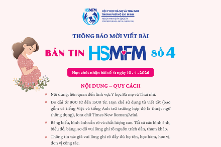 Thông báo mời viết bài Bản tin HSMDM Số 4